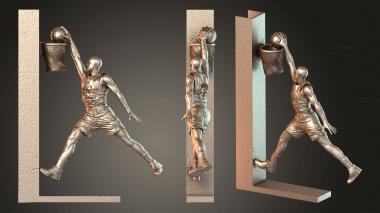 Figurines of people Michael Jordan Dunk 3d model