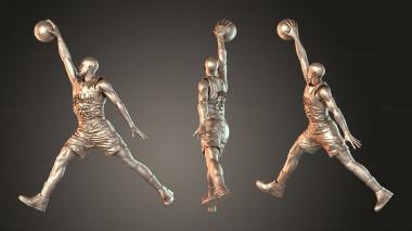 Figurines of people Michael Jordan Dunk Duplicate 3d model