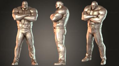 Figurines of people Mike Haggar 3d model