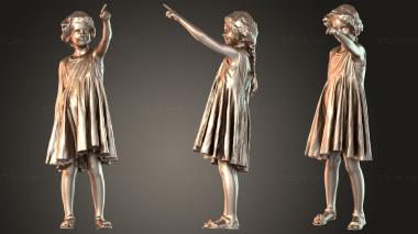 Figurines of people Mila 3d model