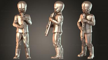 Figurines of people Modal Node Duplicate 3d model