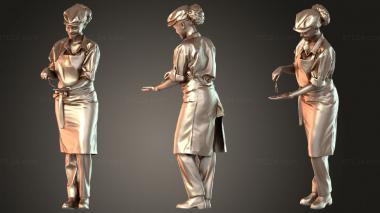 Figurines of people Monika 3d model