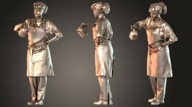 Figurines of people Monika Innocent 3d model
