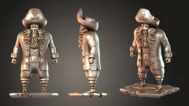 Figurines of people Monkey LeChuck Diorama 3d model