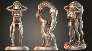 Figurines of people Monster Abusing Female Sculpt 3d model