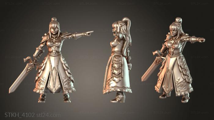 Figurines of people (Multiverse Fate, STKH_4102) 3D models for cnc