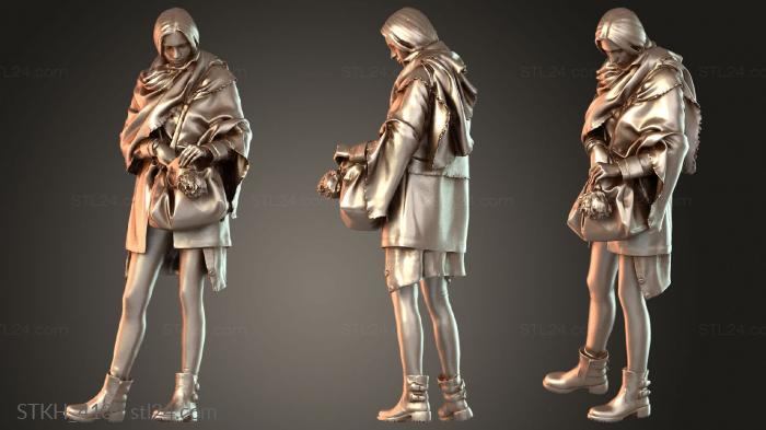 Figurines of people (Myriam Calm, STKH_4109) 3D models for cnc