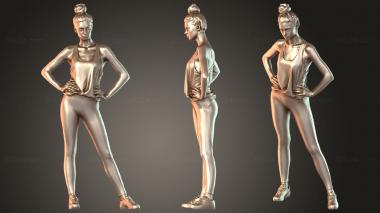 Figurines of people Myriam Fierce 3d model