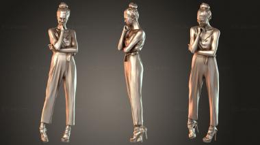 Figurines of people Myriam Innocent 3d model