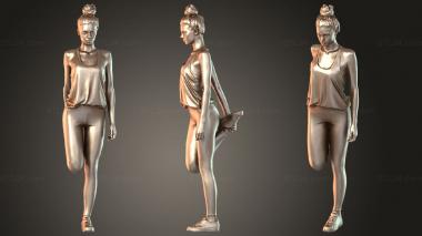 Figurines of people Myriam Native 3d model