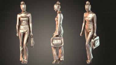 Figurines of people Myriam Quiet 3d model
