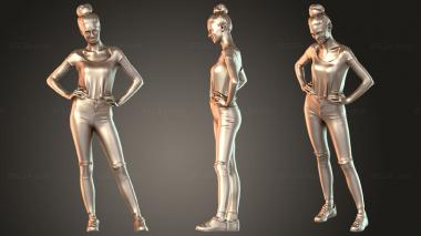 Figurines of people Myriam Wild 3d model
