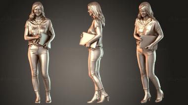 Figurines of people Nadin 3d model