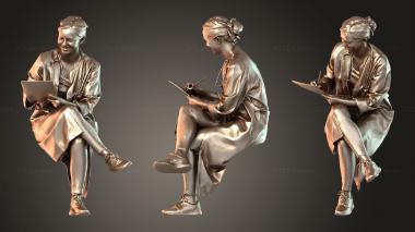 Figurines of people Nadin Honest 3d model
