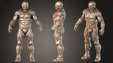 Figurines of people Nano Suit Statue 3d model