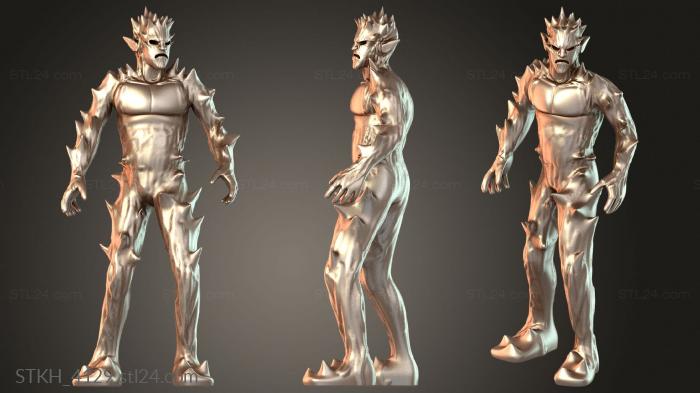 Figurines of people (Needle Blight, STKH_4129) 3D models for cnc