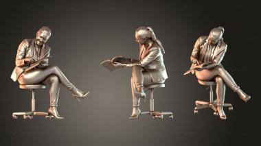 Figurines of people Nelly Native 3d model