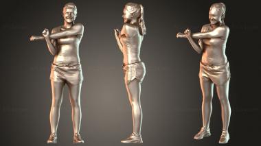 Figurines of people Nelly Native Joyful 3d model