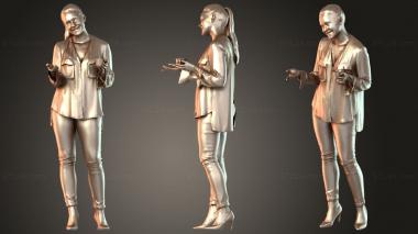 Figurines of people Nelly Native Radiant 3d model