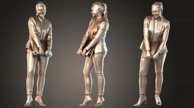 Figurines of people Nelly Strong 3d model