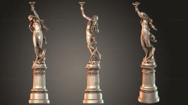 Figurines of people Nymph from Palauda 3d model