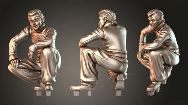 Figurines of people Okuyasu Arm 3d model
