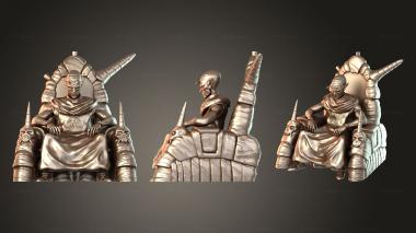 Figurines of people Old Piccolo on Throne (Dragon Ball) 3d model