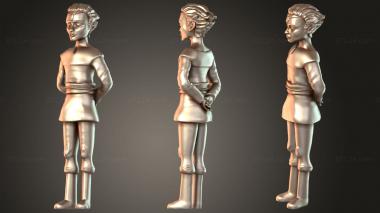 Figurines of people Omega 3d model
