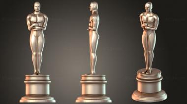 Figurines of people Oscar Award 3d model