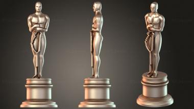 Figurines of people Oscar Award Duplicate 3d model
