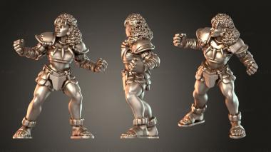 Figurines of people Panther Line Alternate 3d model