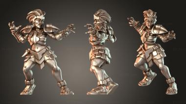 Figurines of people Panther Line Extra 3d model