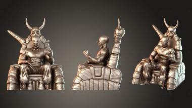 Figurines of people Piccolo on Throne Dragon Ball – Young with Right Antenna 3d model