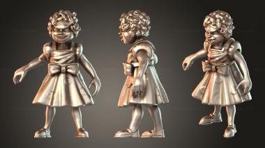 Figurines of people Princess Goldi Weapon 3d model