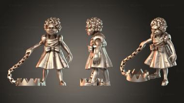 Figurines of people Princesses Got Angry Goldilocks 3d model