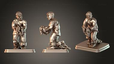 Figurines of people Prisoner Ragnar 3d model