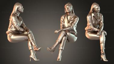 Figurines of people Ramona 3d model