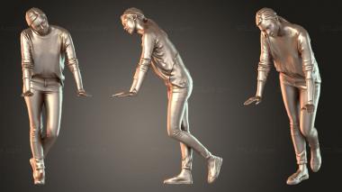 Figurines of people Ramona 3d model