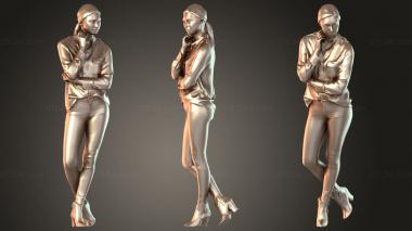 Figurines of people Ramona Native 3d model