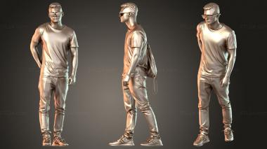 Figurines of people Rick 3d model