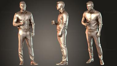 Figurines of people Rick Native 3d model