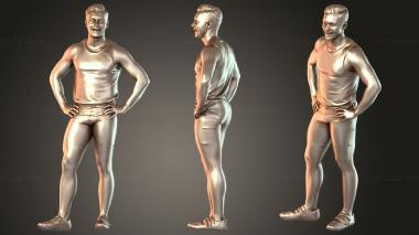 Figurines of people Robb 3d model