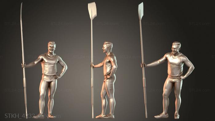 Figurines of people (Robb Duplicate, STKH_4232) 3D models for cnc