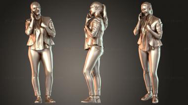 Figurines of people Rocío Brave 3d model