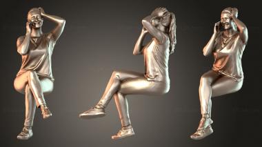 Figurines of people Rocío Calm 3d model