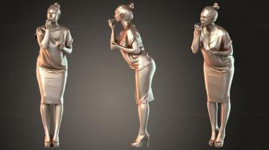 Figurines of people Rocío Native 3d model