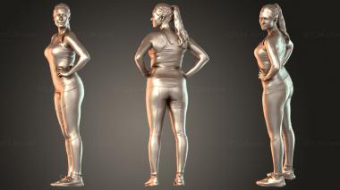 Figurines of people Rocío Quick 3d model