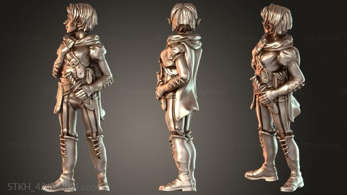 Figurines of people (Rogue Aelesia, STKH_4248) 3D models for cnc