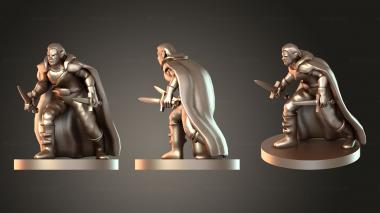 Figurines of people Rogues Half-Elf 3d model
