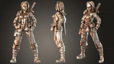 Figurines of people Rogues Hanna 3d model